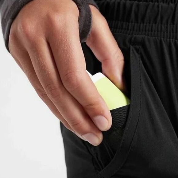 Athleta Girl Lined High Jump Joggers Black Size L/ 12 - Picture 2 of 9